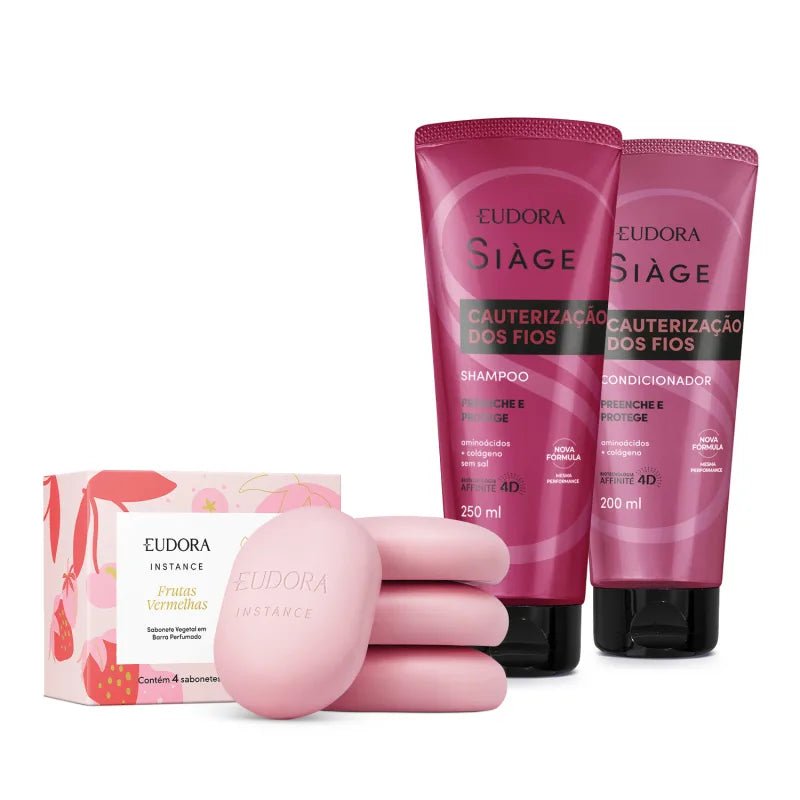 Combo Shampoo Cauterização dos Fios